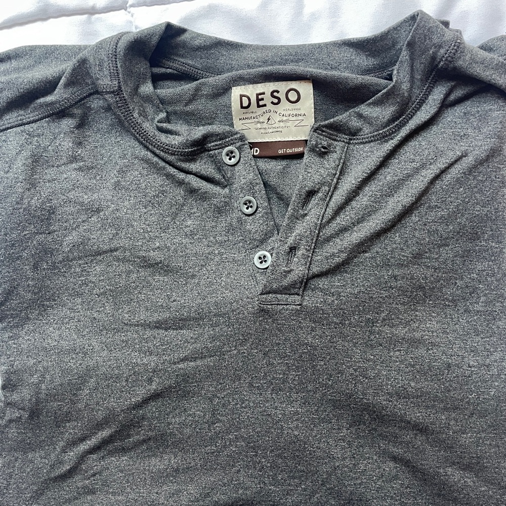 Gray Casual Button Down Shirt with Soft Texture